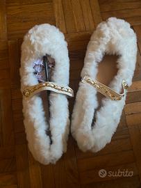 Ballerine orsachiotto . Ecopelliccia Bellissime