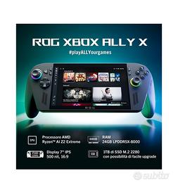 Asus Rog Xbox Ally X 24GB Ram Come nuova
