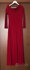 Vestito lungo rosso