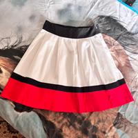 Gonna Mohito bianca rossa nera