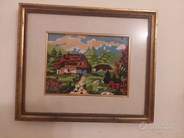 quadri ricamati a mano 