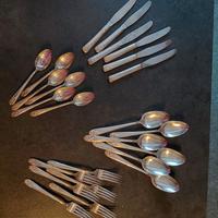 SERVIZIO POSATE 25 PEZZI ARGENTO PLACCATO