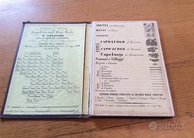 carta topografica 1:50.000 Domodossola 1852