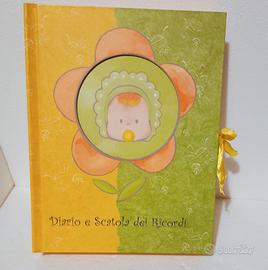 Scatola dei ricordi e diario, per nascita, unisex