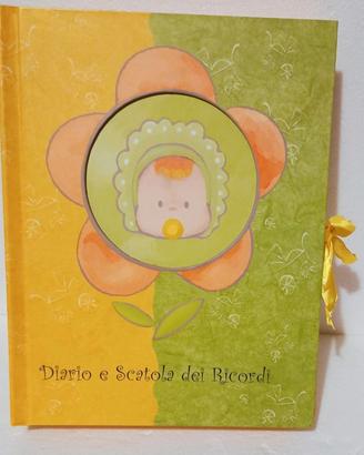 Scatola dei ricordi e diario, per nascita, unisex