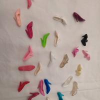 Lotto scarpe Barbie spaiate
