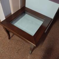 tavolino bacheca arte povera