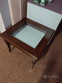 tavolino bacheca arte povera