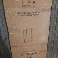 Porta scorrevole in cristallo per box doccia
