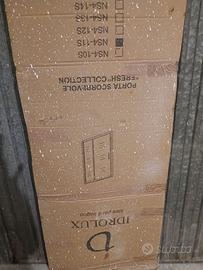 Porta scorrevole in cristallo per box doccia