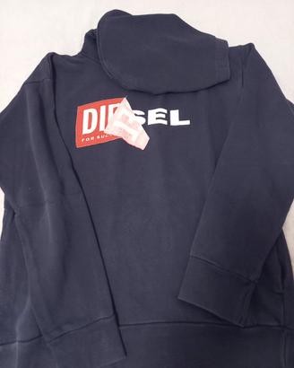  Felpa Diesel blu tg 14 anni 