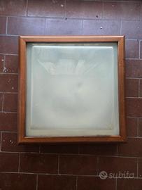 plafoniera in legno