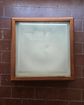 plafoniera in legno