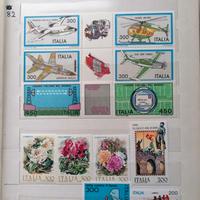 FRANCOBOLLI ITALIA ORDINARIA + SERVIZI 1982