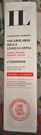 Vocabolario latino IL 4°edizione