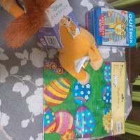 set giochi utili ,peluche disney, gioco quiz,telo.