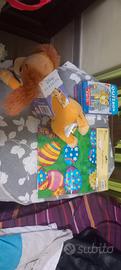 set giochi utili ,peluche disney, gioco quiz,telo.