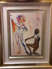 Serigrafia  Salvador Dalì:  Il Creatore di Moda