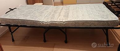 Brandina pieghevole con ruote letto una piazza