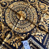 Versace foulard bandana in seta grande barocco 90