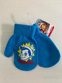 Muffole (guanti) bambini Pinocchio Nuovi