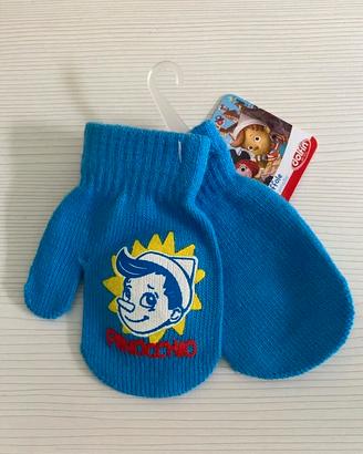 Muffole (guanti) bambini Pinocchio Nuovi