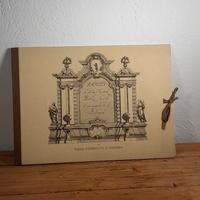 Libro vintage edifici e cortili di Bologna