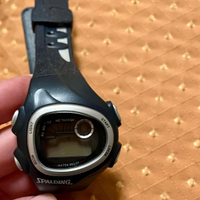 SPALDINGorologioSPORTIVOcinturinGOMMAvintageANNI90