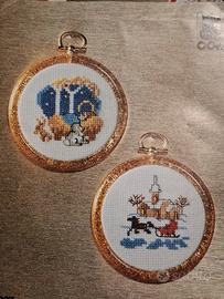 Kit Punto Croce disegni natalizi 