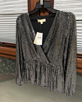 Maglia con paillettes Michael Kors