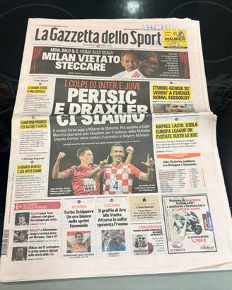 Giornale Calcio 29 Agosto 2015 GazzettaDello Sport