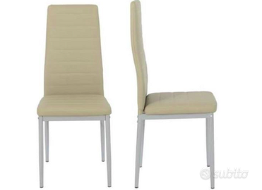 4 Sedie metallo Nuove