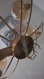 lampadario con sfere 