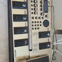 pedaliera boss gt-6 e portachitarre