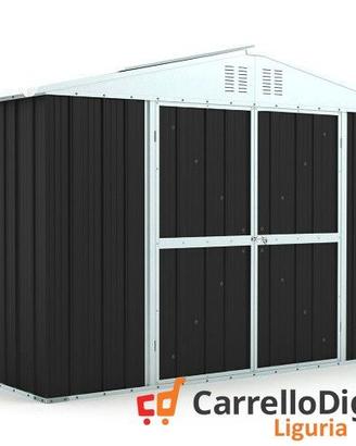 Box giardino lamiera zincata 327x155 nero