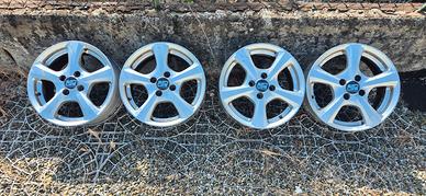 4 Cerchi In Lega R15 MSW 6,5Jx15 H2 4 Fori
