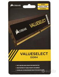 X4 RAM DDR4 8GB Corsair ValueSelect 2133MHz