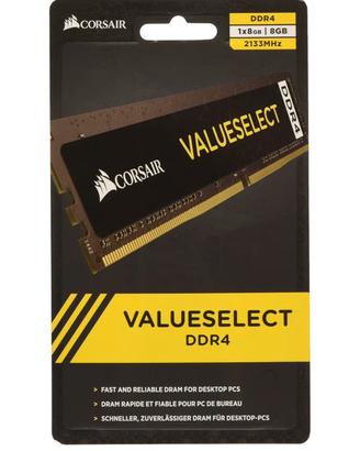 X4 RAM DDR4 8GB Corsair ValueSelect 2133MHz