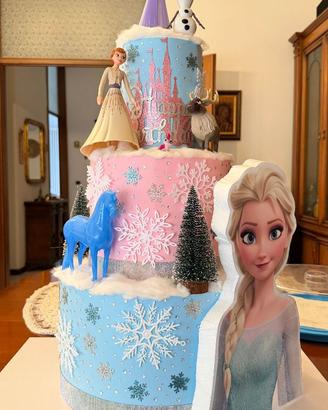 torta scenografica frozen