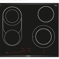 Bosch Serie 8 PKM675DP1D piano cottura Nero, Accia