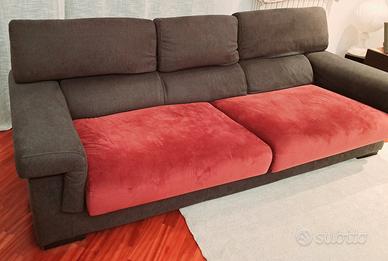 DIVANO Loggia 4 posti seduta lunga in tessuto