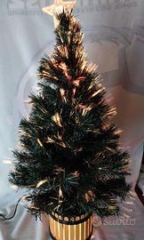 Albero di natale a fibre ottiche
