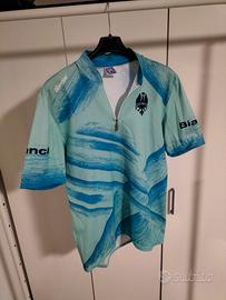maglia ciclismo bianchi vintage 