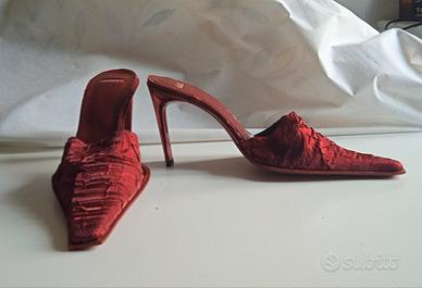 scarpa mules con tacco