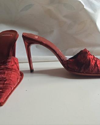 scarpa mules con tacco