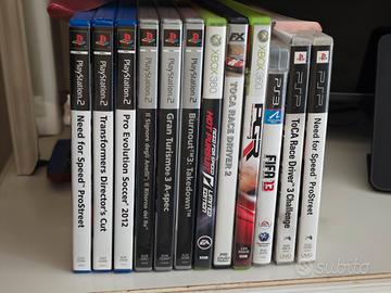 Videogiochi PC, XBOX360, PS2,PSP,PS3,PS4