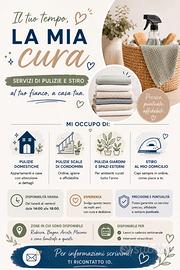 Pulizie domestiche e stiro