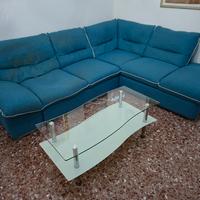 Divano letto ad angolo  con contenitore