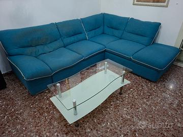 Divano letto ad angolo  con contenitore