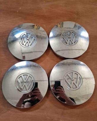 Set 4 coppette cromate Wolkswagen maggiolino/golf